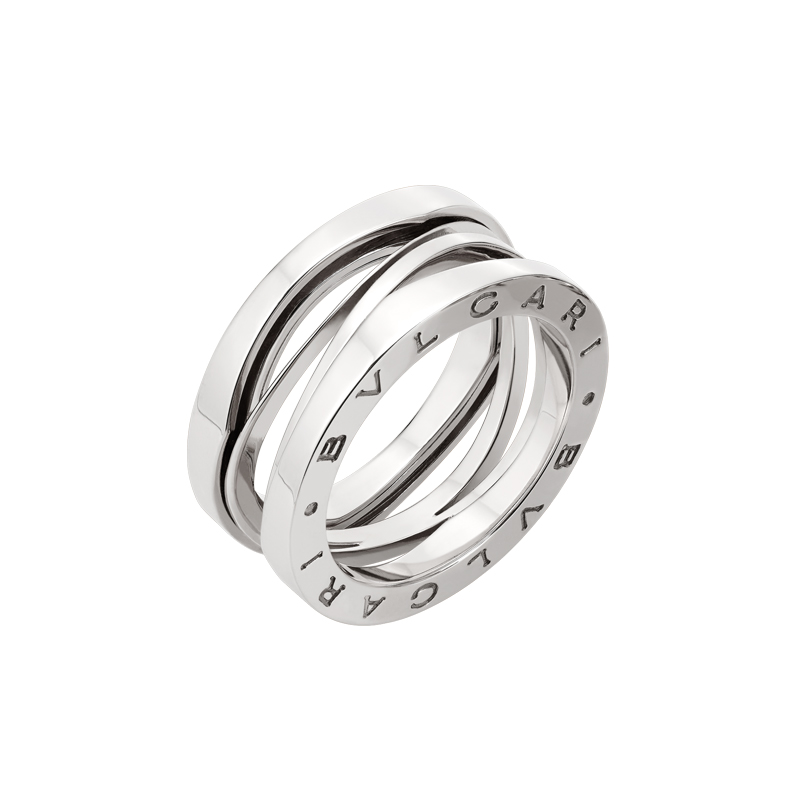 anello bulgari b zero in argento